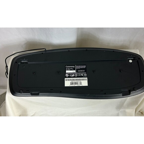 GATEWAY KB-0401 Black/Silver Wired PS/2 Multimedia Keyboard - Cleaned and Tested - Picture 4 of 7